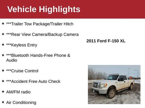 Used 2011 Ford F150 XL w/ PWR Equipment Group image 3