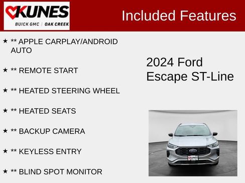Used 2024 Ford Escape ST-Line AWD/4WD image 2
