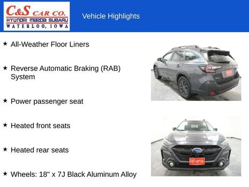 Used 2023 Subaru Outback Onyx Edition XT w/ Popular Package #2 image 19