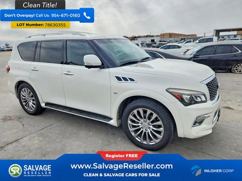 Used 2015 INFINITI QX80 w/ 22" Wheel Package image 5