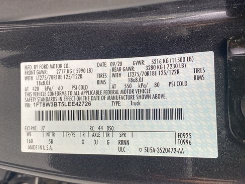 Certified 2020 Ford F350 Lariat w/ Lariat Value Package image 19