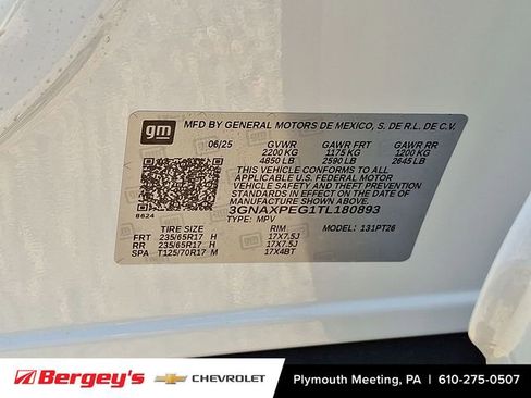 New 2026 Chevrolet Equinox LT w/ Convenience Package II image 11