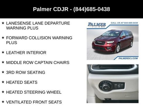 Certified 2021 Chrysler Pacifica Touring-L w/ Uconnect Theater Family Group image 12