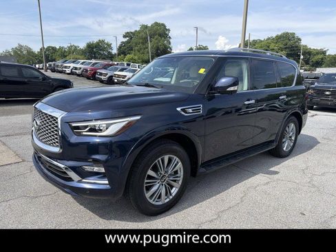 Used 2021 INFINITI QX80 Luxe w/ Cargo Package RWD image 3