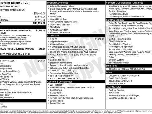 Used 2021 Chevrolet Blazer LT image 42