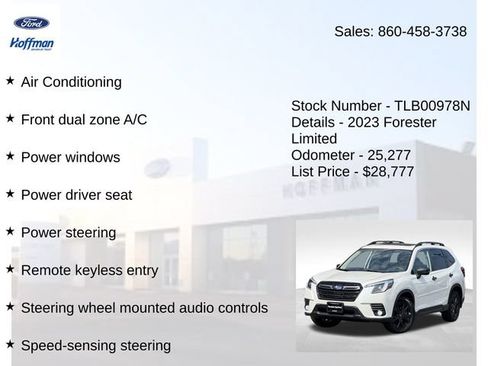 Used 2023 Subaru Forester Limited AWD/4WD image 15