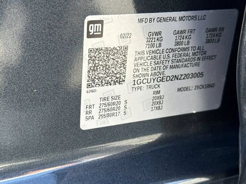 Used 2022 Chevrolet Silverado 1500 LTZ w/ LTZ Premium Package AWD/4WD image 42