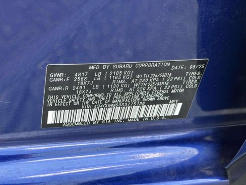 Certified 2025 Subaru Crosstrek 2.5i Limited w/ Crosstrek Mirror Package AWD/4WD image 25