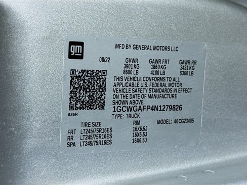 Used 2022 Chevrolet Express 2500 w/ Driver Convenience Package image 34