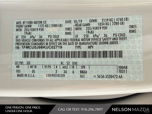 Used 2019 Ford Escape Titanium FWD image 53