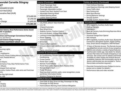 Used 2024 Chevrolet Corvette Stingray Preferred Cpe w/ 2LT RWD image 26