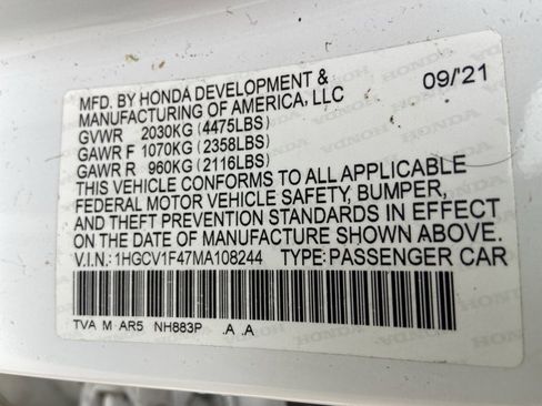 Used 2021 Honda Accord Sport Special Edition image 33