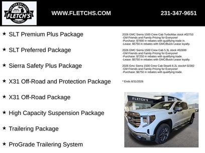 New 2026 GMC Sierra 1500 SLT w/ SLT Premium Plus Package