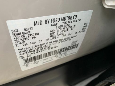 Certified 2022 Lincoln Aviator Reserve w/ Elements Package Plus image 23