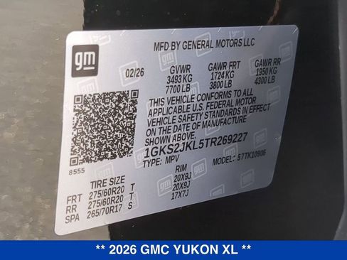 New 2026 GMC Yukon XL Denali w/ Sun & Power Step Package image 40