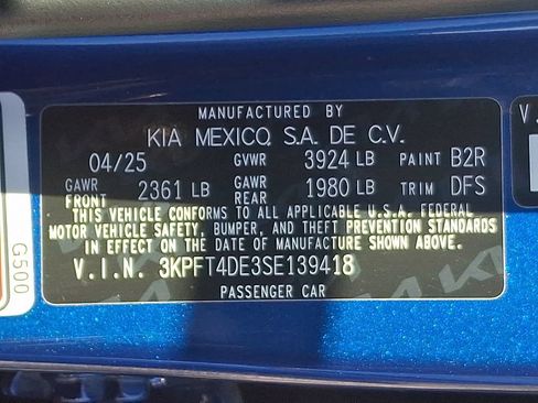 Certified 2025 Kia K4 FWD image 26