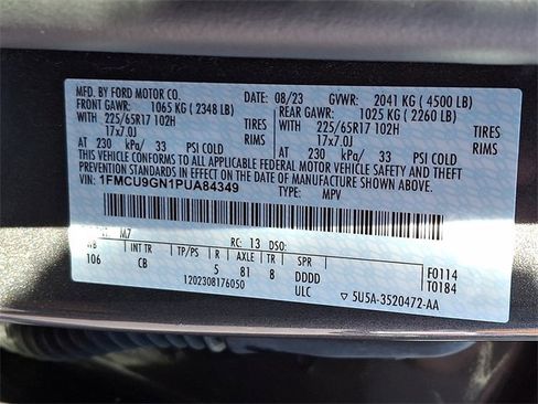 Certified 2023 Ford Escape Active w/ Tech Pack #1 image 25