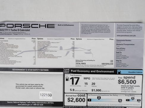 Used 2022 Porsche 911 Turbo S AWD/4WD image 88