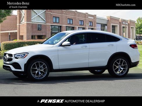 Certified 2022 Mercedes-Benz GLC 300 4MATIC Coupe w/ AMG Line image 1