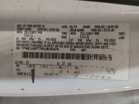 Used 2019 Ford Escape S FWD image 33
