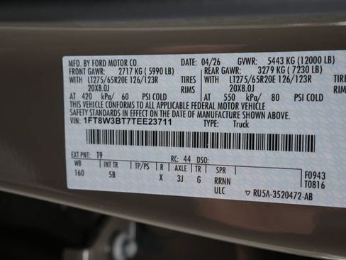 New 2026 Ford F350 Lariat w/ Lariat Ultimate Package AWD/4WD image 29