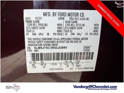Used 2022 Lincoln Aviator Reserve w/ Equipment Group 201A AWD/4WD image 31