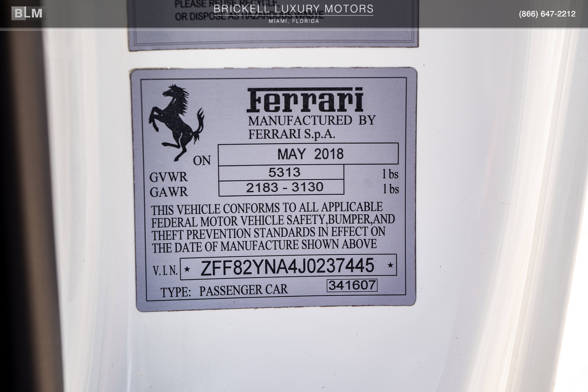 Used 2018 Ferrari GTC4Lusso T RWD image 46