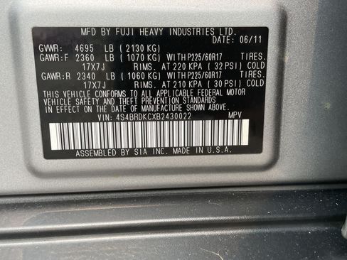 Used 2011 Subaru Outback 3.6R Limited w/ PWR Moonroof Pkg AWD/4WD image 29