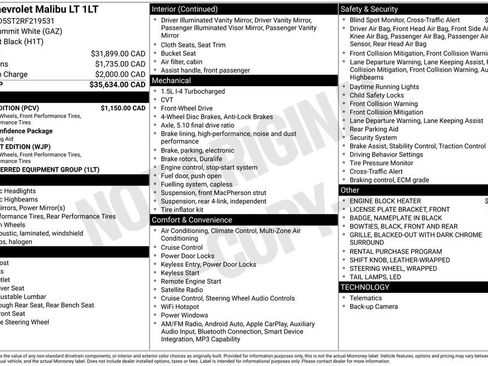Used 2024 Chevrolet Malibu LT w/ Sport Edition FWD image 12