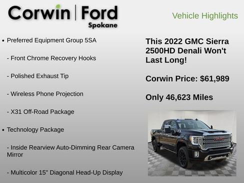Used 2022 GMC Sierra 2500 Denali w/ Denali Black Diamond Edition image 36