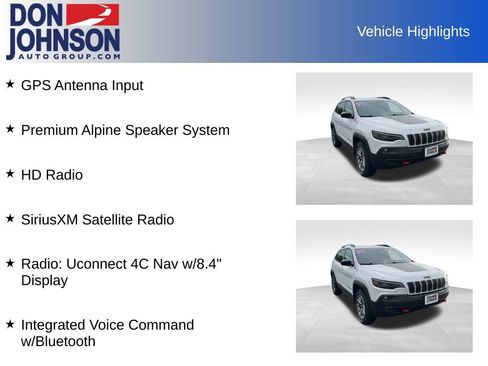 Used 2022 Jeep Cherokee Trailhawk w/ Sound & Nav Group image 21