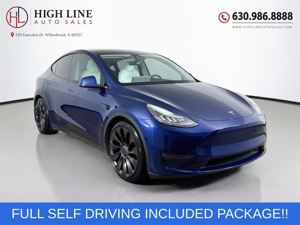 Used 2021 Tesla Model Y Performance AWD/4WD image 1