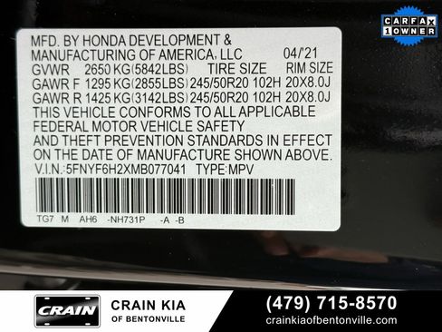 Used 2021 Honda Pilot Special Edition image 35