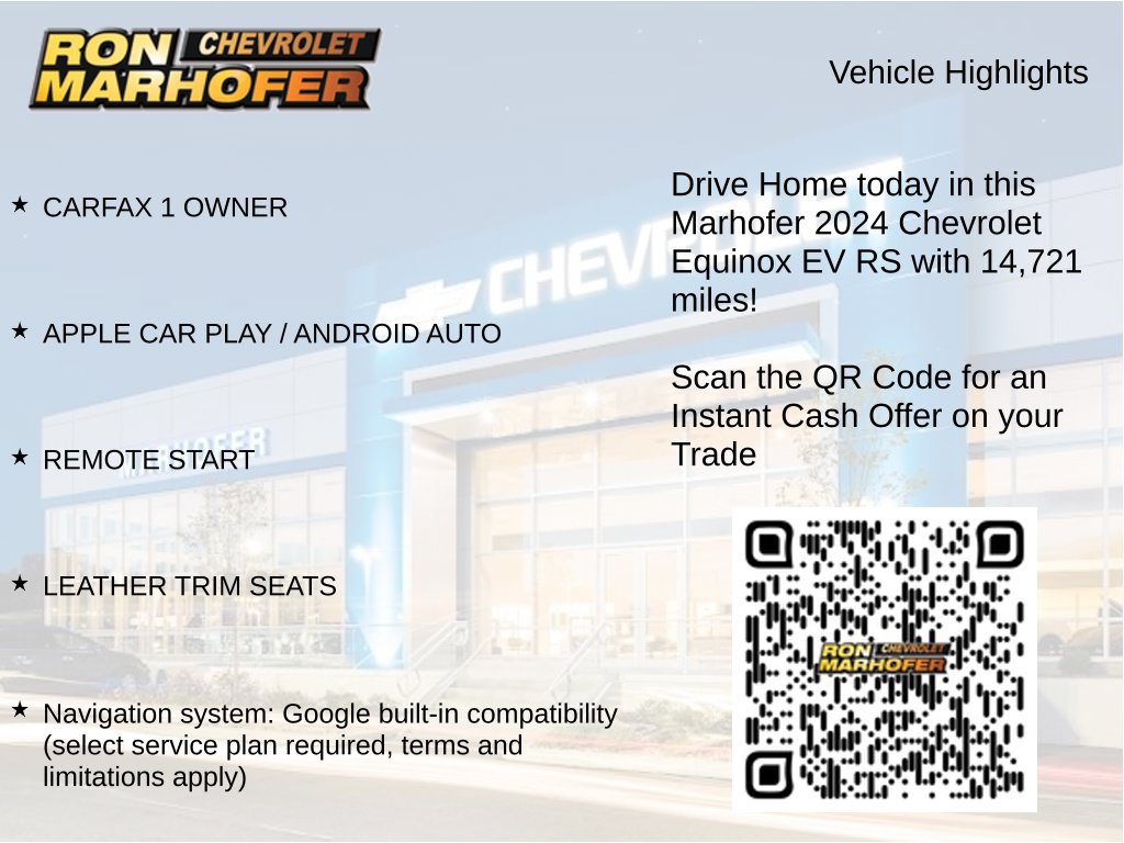 Used 2024 Chevrolet Equinox EV RS FWD image 14