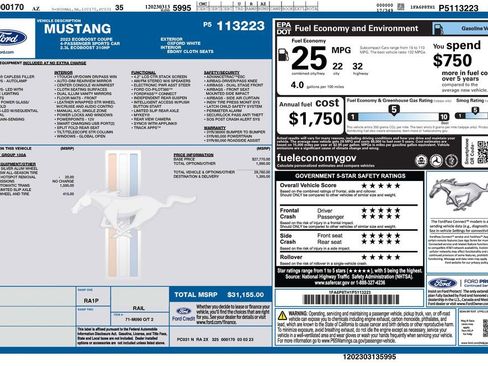 Used 2023 Ford Mustang Coupe RWD image 4