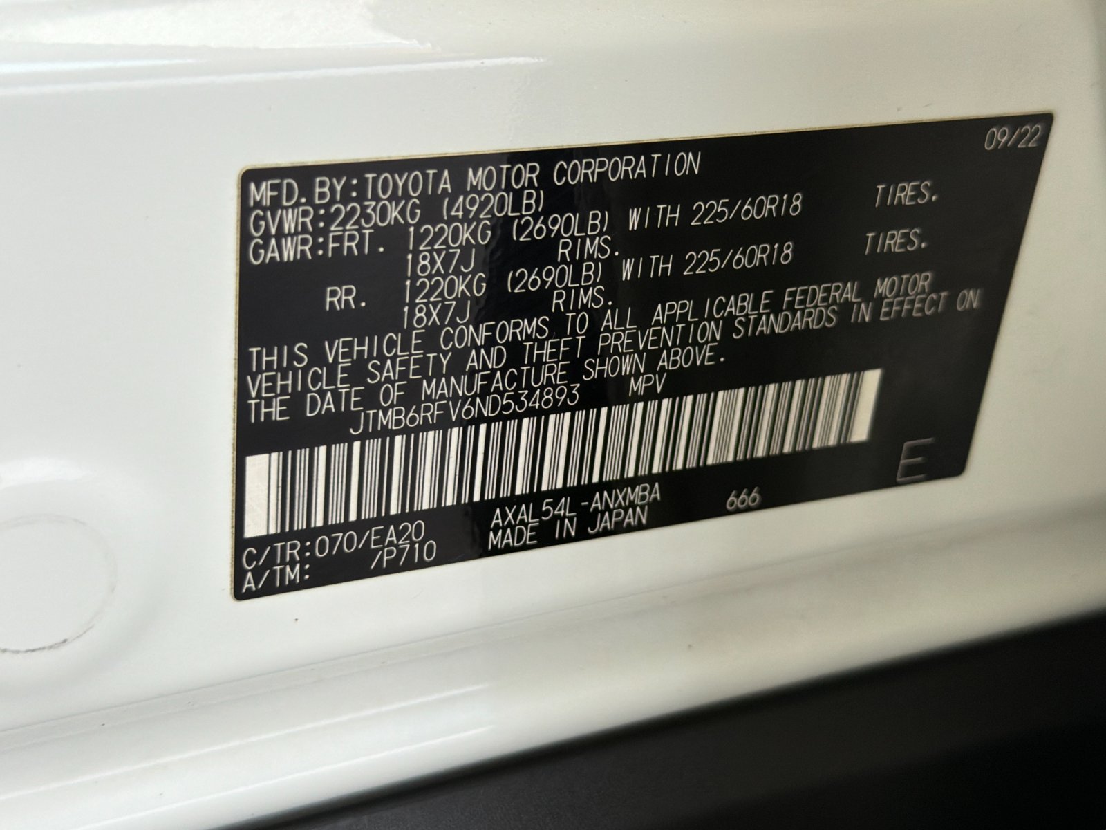 Used 2022 Toyota RAV4 XLE Premium AWD/4WD image 28