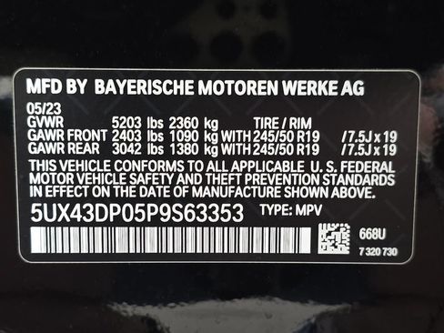 Certified 2023 BMW X3 sDrive30i w/ Convenience Package RWD image 31