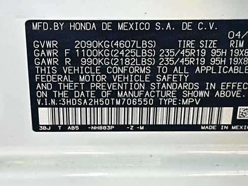 Certified 2026 Acura ADX A-Spec AWD/4WD image 31