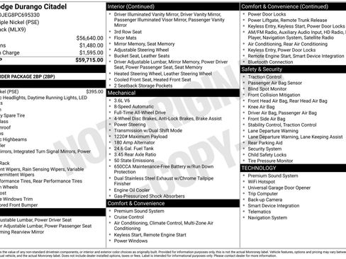 Used 2023 Dodge Durango Citadel image 46