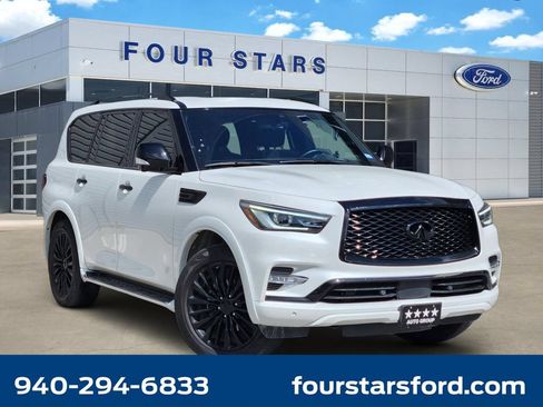 Used 2023 INFINITI QX80 Sensory w/ Cargo Package RWD image 1
