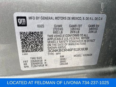 Certified 2023 Chevrolet Blazer LT w/ Convenience Package image 10