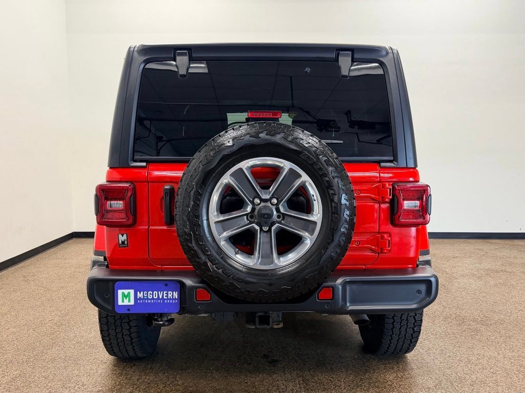 Used 2021 Jeep Wrangler Unlimited Sahara w/ Uconnect 4C Nav & Sound Group AWD/4WD image 4