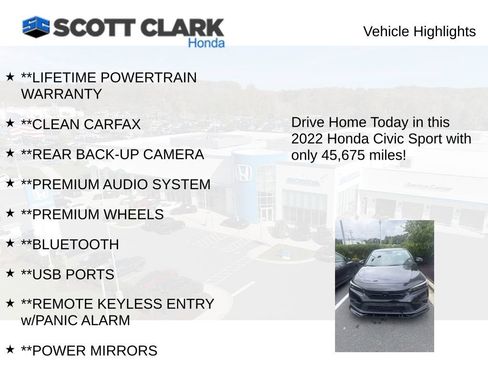 Used 2022 Honda Civic Sport image 4