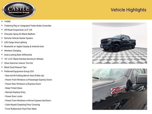 Used 2021 Chevrolet Silverado 1500 Custom Trail Boss w/ Midnight Edition image 4