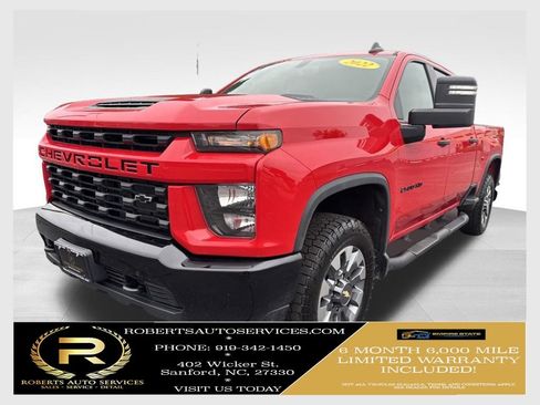 Used 2022 Chevrolet Silverado 2500 Custom w/ Custom Value Package AWD/4WD image 1