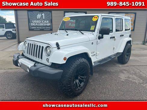 Used 2018 Jeep Wrangler Unlimited Sahara w/ Dual Top Group AWD/4WD image 1