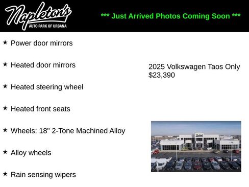 Used 2025 Volkswagen Taos S AWD/4WD image 2