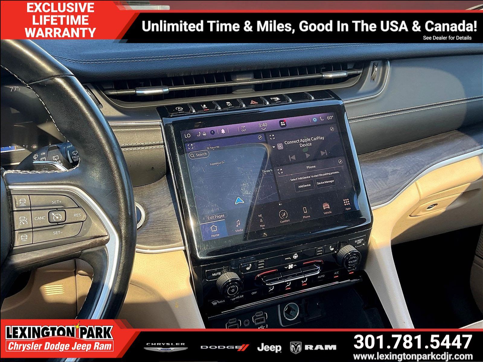 Used 2021 Jeep Grand Cherokee L Limited AWD/4WD image 9