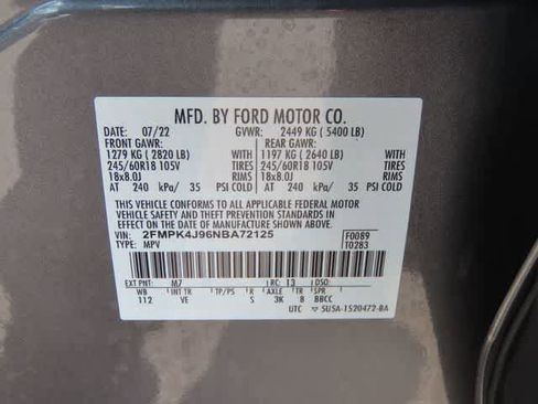 Used 2022 Ford Edge SEL w/ Convenience Package AWD/4WD image 29