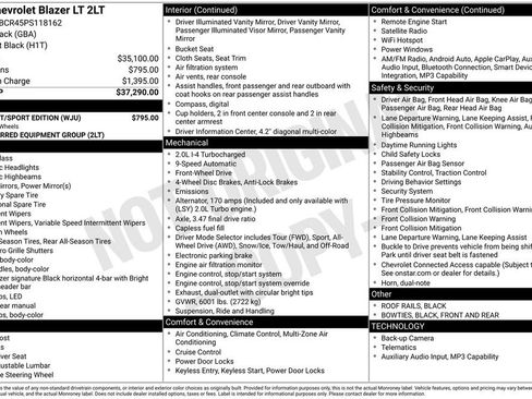 Used 2023 Chevrolet Blazer LT w/ Midnight/Sport Edition image 11